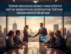 Teknik Negosiasi Bisnis Yang Efektif Untuk Mendapatkan Kesepakatan Terbaik Dengan Investor Besar